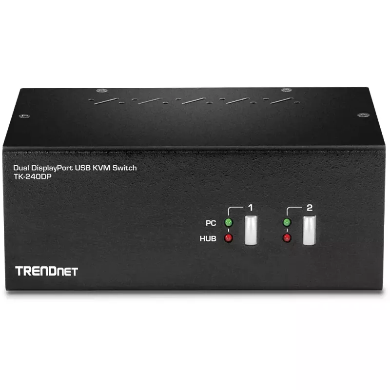 KVM-kytkin Trendnet TK-240DP musta