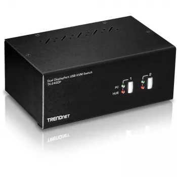 KVM-kytkin Trendnet TK-240DP musta