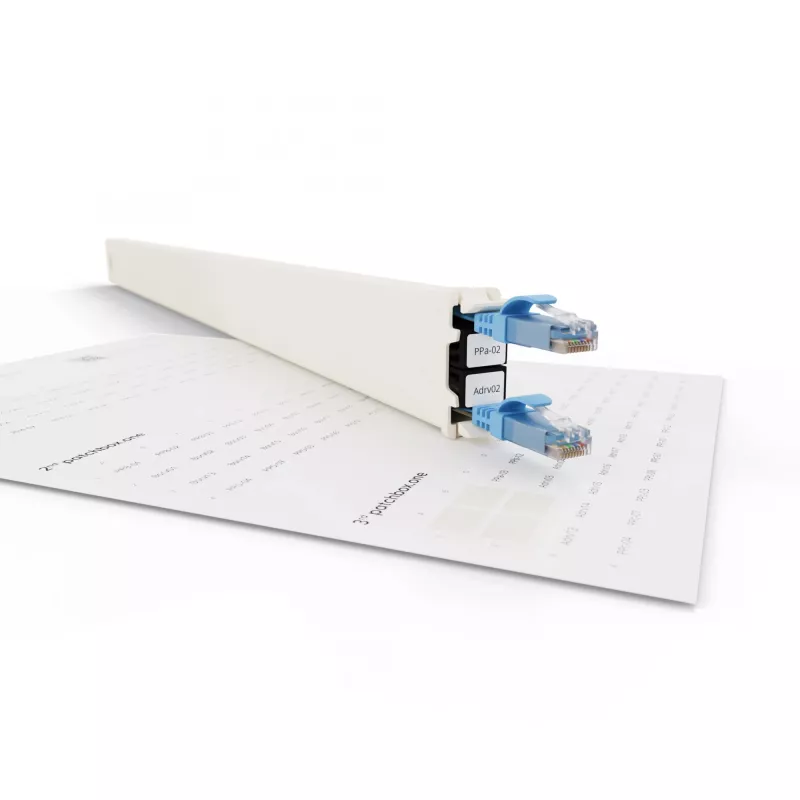 Patch-paneelin lisävaruste Patchbox PONEIDLABEL — paperitarrat patch-paneeleille (PONEIDLABEL)