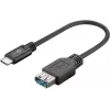 USB-C - USB-A jatkokaapeli Goobay 67894