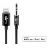 Audiokaapeli Goobay Apple Lightning - 3,5 mm 1 m musta