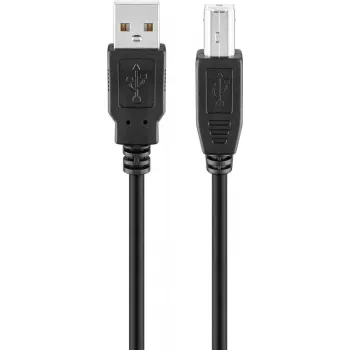 USB 2.0 Hi-Speed -kaapeli Goobay 93597 3 m musta