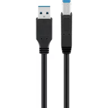 USB 3.0 SuperSpeed -kaapeli Goobay 96119 5 m musta