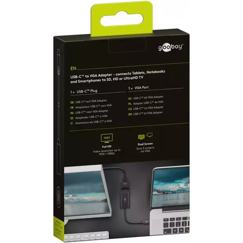 USB-näytönohjainsovitin Goobay 51776