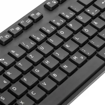 Targus AKB30DE näppäimistö Home USB QWERTZ saksa musta