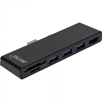 InLine Surface Pro 4/5/6 MultiHub USB-C-telakointisovitin