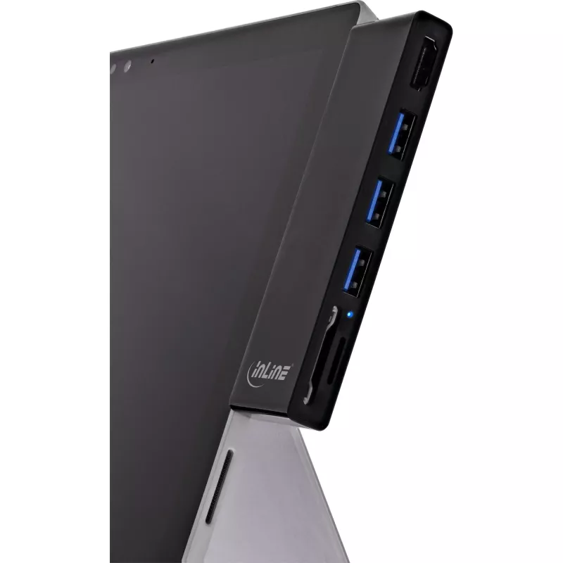 InLine Surface Pro 4/5/6 MultiHub USB-C-telakointisovitin