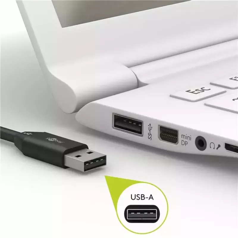 Lightning USB -lataus- ja synkronointikaapeli Goobay 72906