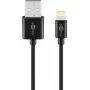 Lightning USB -lataus- ja synkronointikaapeli Goobay 72906