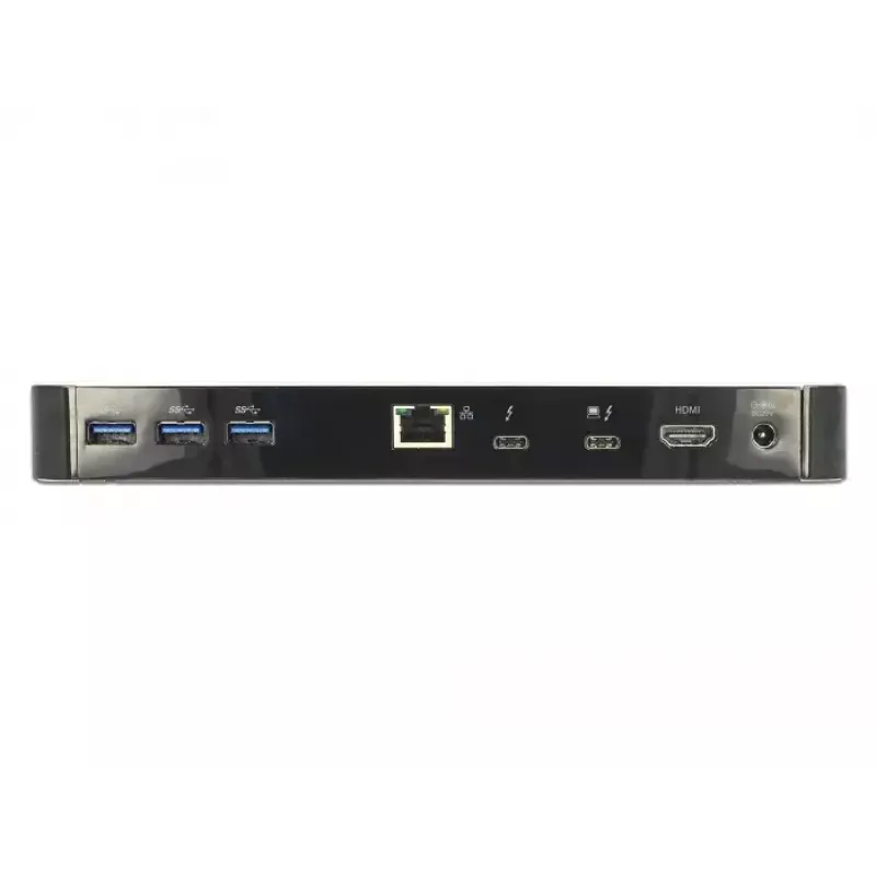 Kannettavan telakka DeLOCK 87725 johdollinen Thunderbolt 3 musta hopea
