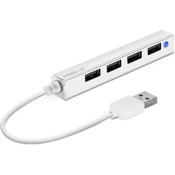 USB-keskitin SPEEDLINK SNAPPY ohut SL-140000-WE