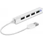 USB-keskitin SPEEDLINK SNAPPY ohut SL-140000-WE