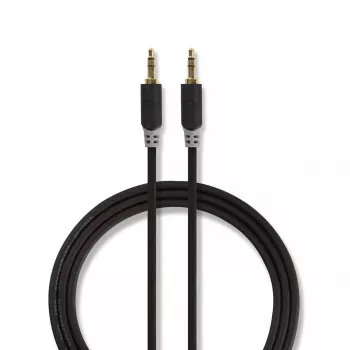 Audiokaapeli Nedis CABW22000AT10 1 m 3,5 mm kuparipinnoitettu alumiini