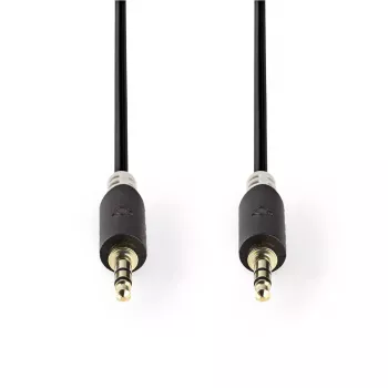 Audiokaapeli Nedis CABW22000AT20 2 m 3,5 mm kuparipinnoitettu alumiini
