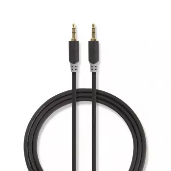 Audiokaapeli Nedis CABW22000AT20 2 m 3,5 mm kuparipinnoitettu alumiini