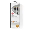 USB-kaapeli Nedis CCBW64020AT20 USB4 Gen 2x2 2 m USB C musta hopea