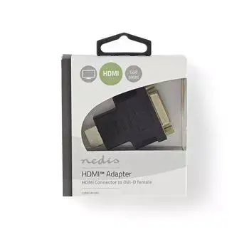 Kaapeliadapteri Nedis CVBW34910AT HDMI DVI-D kullattu