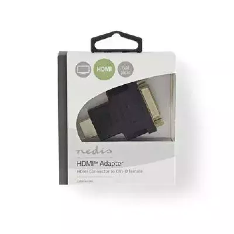 Kaapeliadapteri Nedis CVBW34910AT HDMI DVI-D kullattu