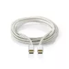 USB-kaapeli Nedis CCTB60700AL20 2 m USB-C alumiini USB 2.0