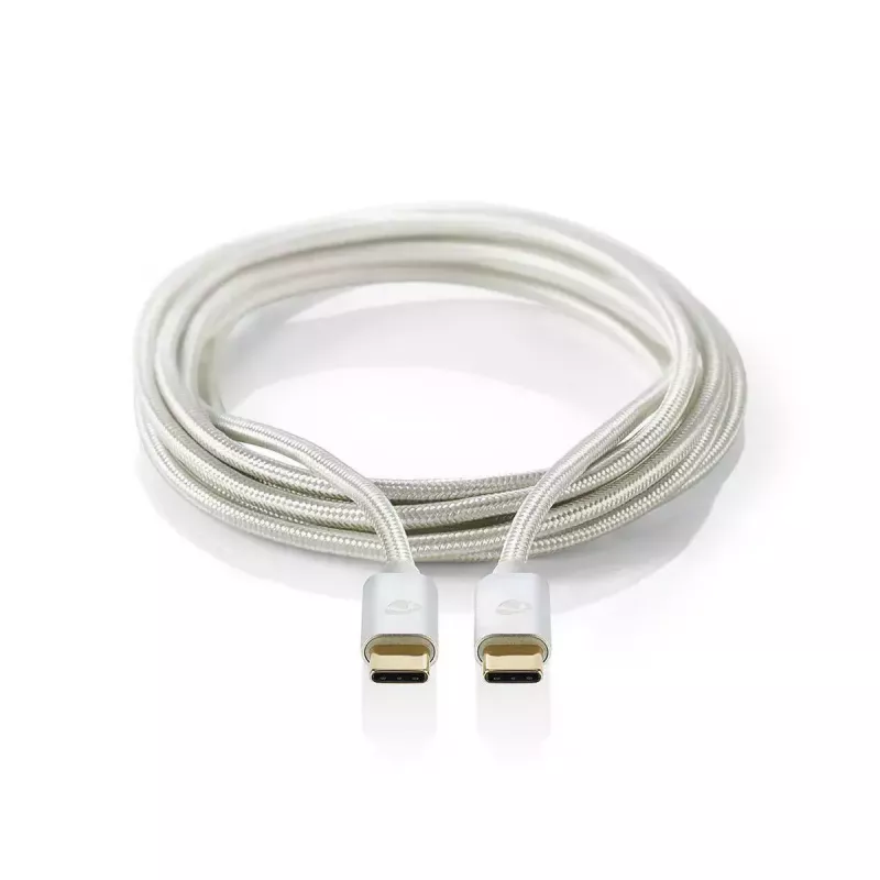 USB-kaapeli Nedis CCTB60700AL20 2 m USB-C alumiini USB 2.0
