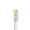 USB-kaapeli Nedis CCTB60700AL20 2 m USB-C alumiini USB 2.0