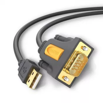 Ugreen 20210 sarjakaapeli musta 1 m USB 2.0 RS-232