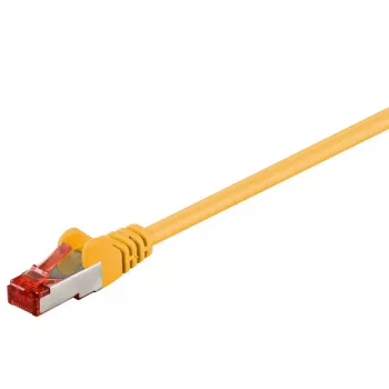 Ethernet-patch-kaapeli GOOBAY CAT6 S/FTP (PiMF), 1 m, keltainen, RJ-45–RJ-45