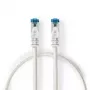 Verkkokaapeli Nedis CCTB85321AL05 RJ-45 Cat6a 0,5 m hopea