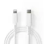 Lightning-kaapeli Nedis CCGW39650WT10 1 m valkoinen USB-C