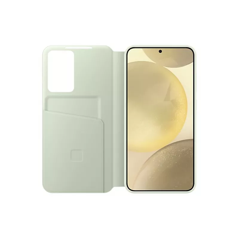 Lompakkokotelo Samsung Galaxy S24+ vihreä monokromaattinen