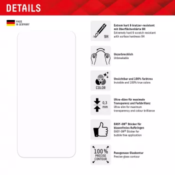 Displex Smart Glass (9H) Samsung Galaxy A24/A25 5G, asennustarra, särkymätön