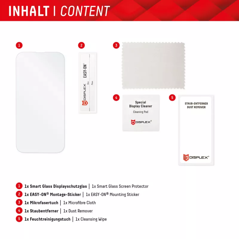 Displex Smart Glass (9H) Samsung Galaxy A24/A25 5G, asennustarra, särkymätön