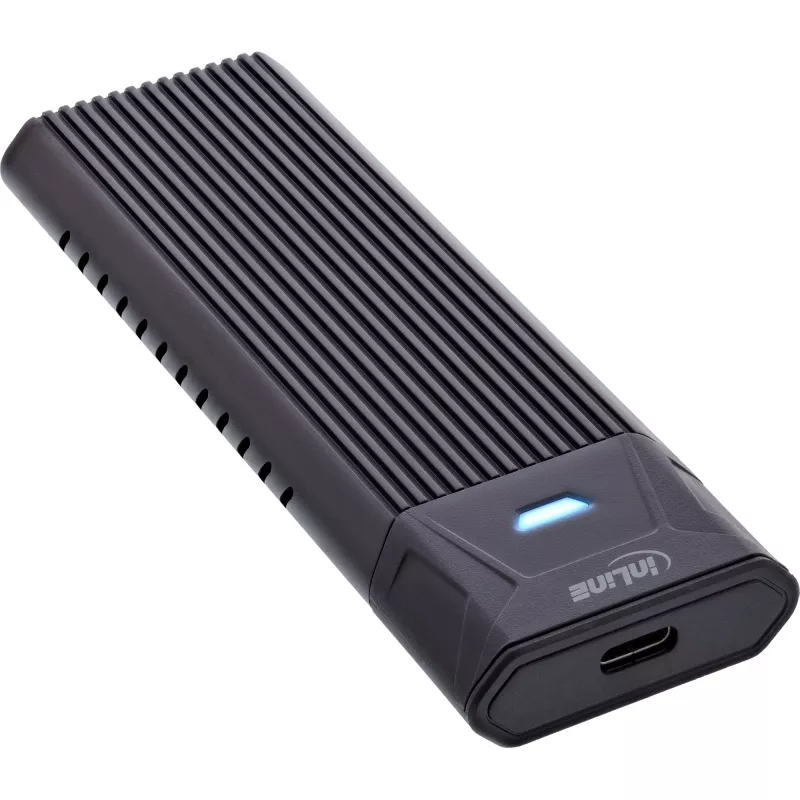 InLine USB3.2 Gen.2 USB-C M.2 SSD (PCIe NVMe & SATA) kotelo