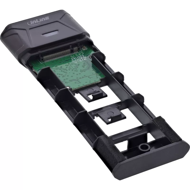 InLine USB3.2 Gen.2 USB-C M.2 SSD (PCIe NVMe & SATA) kotelo