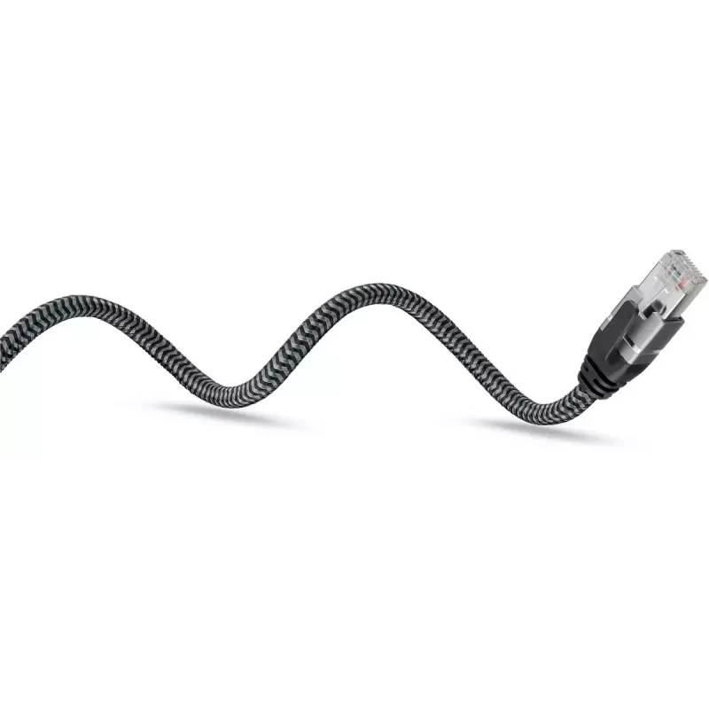 Goobay kaapelisovitin USB A RJ-45 15m musta hopea