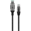 Goobay kaapelisovitin USB A RJ-45 15m musta hopea