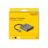 Kortinlukija DeLOCK 91000 USB 3.2 Gen 2 Type-C harmaa CFexpress SD