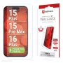 Displex näytönsuojakalvo (10H) Apple iPhone 15 Plus/15 Pro Max/16 Plus, Eco-asennuskehys, naarmuuntumaton