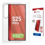 Displex näytönsuojakalvo + kotelo Samsung Galaxy S25 Ultra, Eco-asennuskehys, naarmuuntumaton