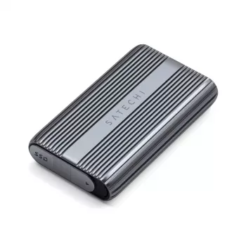 SSD-kotelo Satechi USB4 NVMe SSD Pro 4 TB 40 Gbit/s harmaa läpinäkyvä