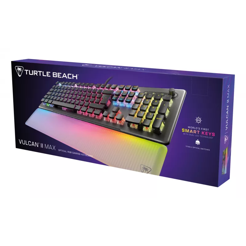 Turtle Beach Vulcan II Max näppäimistö peli USB QWERTZ musta