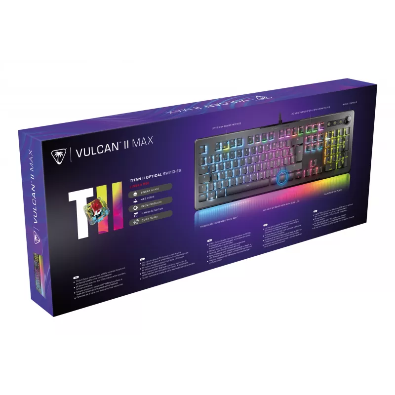 Turtle Beach Vulcan II Max näppäimistö peli USB QWERTZ musta