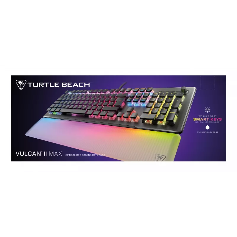Turtle Beach Vulcan II Max näppäimistö peli USB QWERTZ musta
