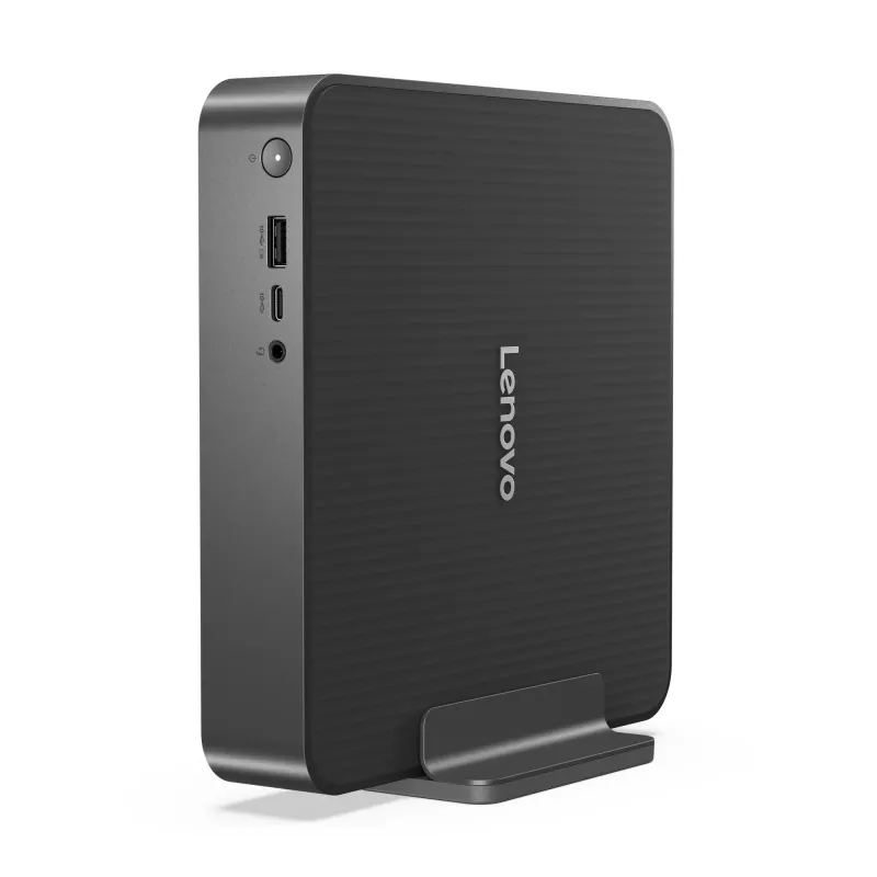 Lenovo IdeaCentre Mini 01Q8X10 Snapdragon X1-26-100 32 GB LPDDR5x-SDRAM 1 TB SSD Windows 11 Home Mini-PC harmaa