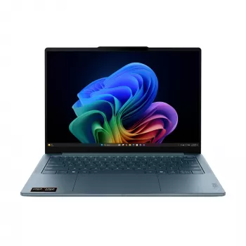 Lenovo Yoga Slim 7 14AKP10 83JY006BGE Copilot+ PC -kannettava tietokone, AMD Ryzen AI 7 350, 35,6 cm (14 tuumaa) OLED, 16 GB LPDDR5-SDRAM, 512 GB SSD NVMe, AMD Radeon 860M, Windows 11 Home, turkoosi