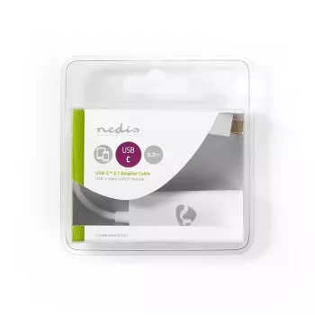Verkkokaapeli Nedis CCGB64950WT02 RJ-45 Cat8.1 0,2 m valkoinen