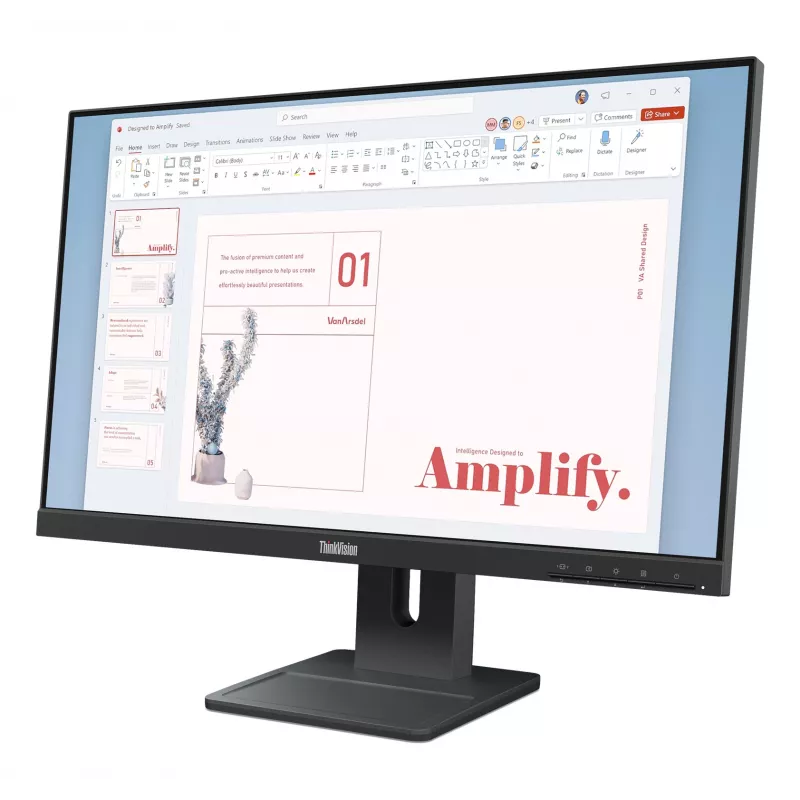 Lenovo ThinkVision E24-40 64BAMAR1EU LED-yritysnäyttö, 61 cm (24 tuumaa), Full HD, 100 Hz