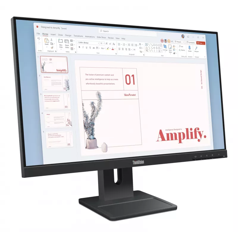 Lenovo ThinkVision E24-40 64BAMAR1EU LED-yritysnäyttö, 61 cm (24 tuumaa), Full HD, 100 Hz