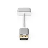 Nedis CCTB37250AL02 videoadapterikaapeli 0,2 m DisplayPort DVI-D hopea