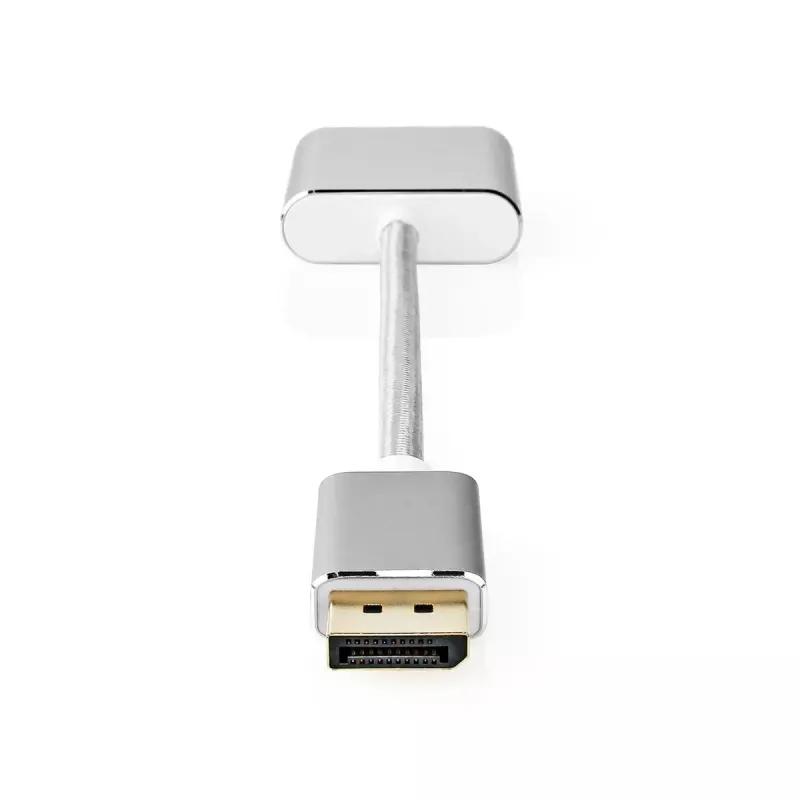 Nedis CCTB37250AL02 videoadapterikaapeli 0,2 m DisplayPort DVI-D hopea